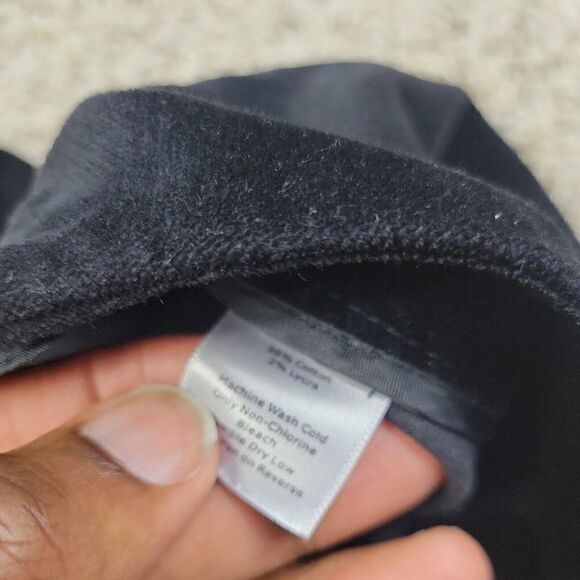 Talbots Pants Womens 4 Black Velvety Casual Classic Side Zip Slim - Picture 6 of 10